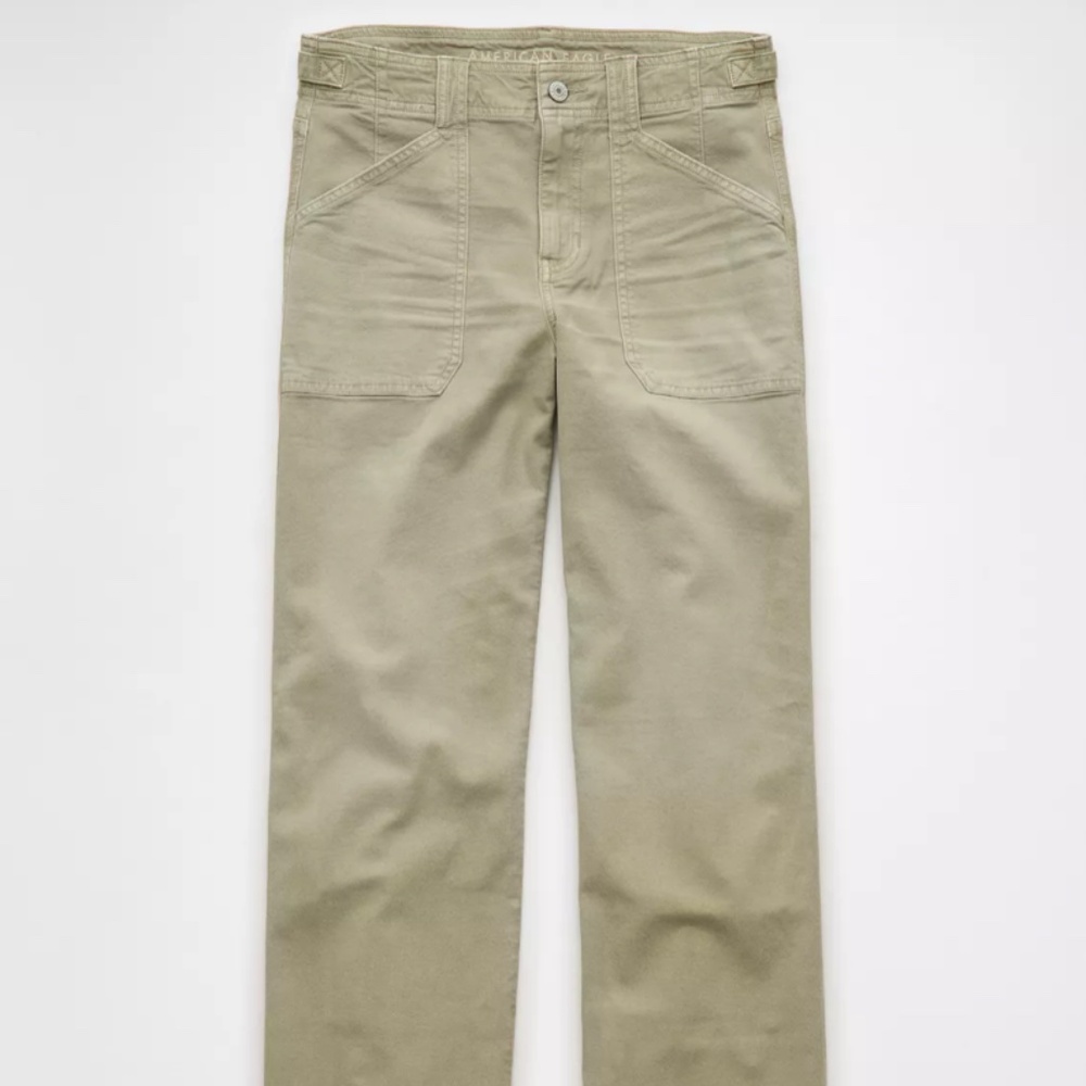 Stretch High-Waisted Stovepipe Pant - Brown - 6  *COVER PHOTO IS DIFFERENT WASH